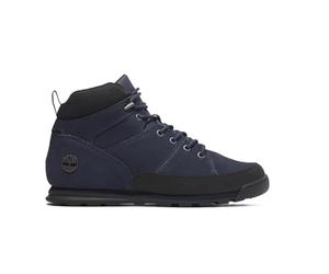 Timberland Euro Rock Mid Lace Boot, Navy Nubuck TB0A41YHW06 Suede, Hombre, Navy, 43 EU