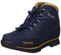 Timberland Euro Rock (Youth), Chukka/Mid para Unisex niños, Azul (Navy Nubuck), 33 EU