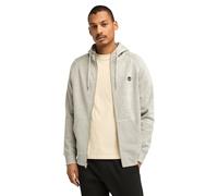 Timberland Exeter River Brushed Back Full Zip Hoodie Medium Grey Heathe Talla: XL | Chaquetas Finas Outlet | Hombre | Gris