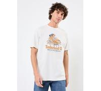 Timberland Front Boot Graphic Tee S Blanco