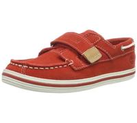 Timberland FTK_EK Casco Bay Hook & Loop Ox, Mocasines Unisex Niños, Rojo, 30