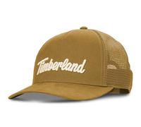 Timberland Gorra de Camionero para Hombre, Sarga de algodón Duradera, Gorra Ajustable a presión, Parte Trasera de Malla Transpirable, Trigo (marrón), Talla única