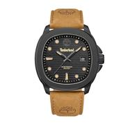 Timberland Greenough Brazalete de Cuero Reloj analógico para Hombres
