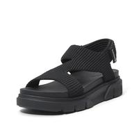 Timberland Greyfield 2-Strap, Sandalia Mujer, Punto Negro, 38.5 EU Ancho