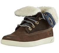 Timberland Groveton FTK_Girls Deering Fold Down - Botas acolchadas para niña, color marrón (dark brown), talla 37