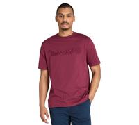 Timberland Hampthon Short Sleeve Tee Burgundy Talla: XL | Camisetas Básicas Outlet | Hombre | Marrón