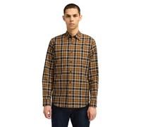 Timberland Herringbone Flannel Check Shirt Dark Wheat Boot Talla: XXL | Camisas Casuales Outlet | Hombre | Marrón