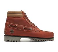 Timberland Hombre Authentic Mid Full Grain Leather Medium Orange Botas 46 EU