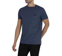 Timberland Hombre Camiseta Ajustada Dunstan River, Dark Denim, XL