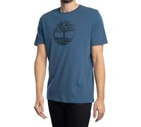 Timberland Hombre Camiseta con Logo De Árbol, Dark Blue, L