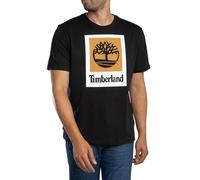 Camiseta Timberland Stack Logo Colored Short Sleeve Tee Negro 2XL
