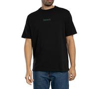 Timberland Hombre Camiseta De La Marca Center, Black, XXL