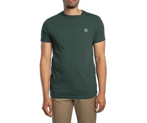 Timberland Hombre Camiseta Dunstan River Slim, Dark Green, S