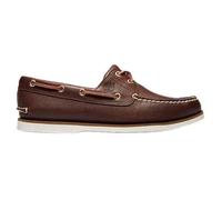 Timberland Hombre Classic Boat Full Grain Leather Mid Brown Zapatos 41.5 EU
