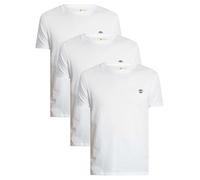 Timberland Hombre Paquete De 3 Camisetas Ajustadas Dunstan River, White, S