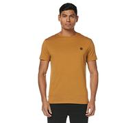 Timberland Hombre Slim Chest Logo T-Shirt, Marrón (Wheat Boot), L