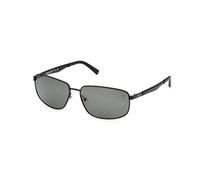 Timberland Hombre TB9300 02R Gafas de sol Metal Negro Verde Cuadrada Polarizado
