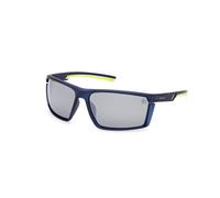 Timberland Hombre TB9333 91D Gafas de sol Inyectado Azul Fumar Cuadrada Polarizado