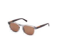 Timberland Hombre Timberland TB00007 20H Gafas de sol Inyectado Gris Marrón Redonda Polarizado
