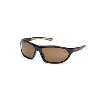 Timberland Hombre Timberland TB00035 01H Gafas de sol Inyectado Negro Marrón Cuadrada Polarizado
