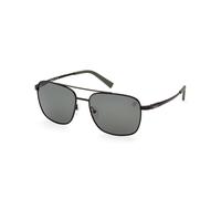 Timberland Hombre Timberland TB9303 02R Gafas de sol Metal Negro Verde Cuadrada Polarizado