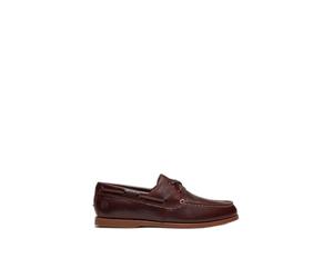 Timberland Hombre Zapato Náutico De Cuero Esencial Cedar Bay, Rust Full Grain