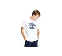 Timberland Kbec River Tree tee Camiseta, White, XXL Hombre