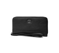 Timberland Cartera de Cuero RFID con Cremallera Alrededor de Las Mujeres con Correa para la muñeca, Negro (Percha), Talla única