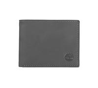 Timberland Cartera de Cuero con Bolsillo abatible Adjunto Accesorio de Viaje Plegable, Carbón (Nublado), Talla única para Hombre