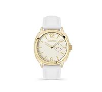 Timberland Ledyard TDWLB2200403 - Reloj de Pulsera para Mujer (Correa de Piel, diámetro de la Caja: 38,00 mm), Color Blanco, Blanco, Correa