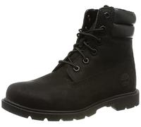 Timberland Linden Woods 6 Inch Faux Fur Lined WR Botas de Moda para Mujer, Negro, 39.5 EU