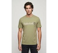 Timberland Linear Logo Short Sleeve Tee Light Green Talla: XXL | Camisetas Básicas Outlet | Hombre | Verde