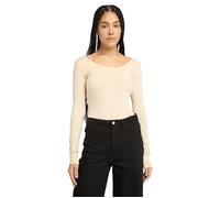 Timberland Long-sleeve Slim Fit Tee Angora Talla: L | Manga Larga Outlet | Mujer | Gris