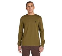 Timberland Long Sleeve Tee Dark Olive Talla: S | Camisetas Básicas Outlet | Hombre | Verde