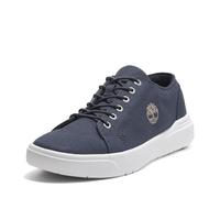 Timberland Low Lace UP Sneaker, Zapatillas Hombre, DK BLU Canvas, 47.5 EU