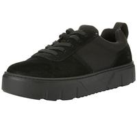 Timberland Low Lace UP Sneaker, Zapatillas para Hombre, Blk Suede, 42 EU Ancho