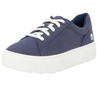 Timberland Low Lace UP Sneaker, Zapatillas para Mujer, Color Azul Marino, 39.5 EU Ancho