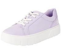 Timberland Low Lace UP Sneaker, Zapatillas para Mujer, Lt Pur Cnvs, 42 EU Ancho