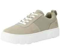 Timberland Low Lace UP Sneaker, Zapatillas para Mujer, Lt TPE Suede, 39.5 EU Ancho