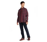 Timberland Ls Stretch Poplin Tartan Shirt Slim Port Royale Yd Talla: XL | Camisas Casuales Outlet | Hombre