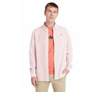 Timberland Ls Striped Seersucker Shirt Burnt Sienna Talla: M | Camisas Casuales Outlet | Hombre | Marrón