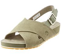 Timberland Malibu Waves - Sandalia básica para mujer, Gamuza verde oscuro, 3.5 UK Wide