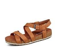 Timberland - Malibu Waves, Sandalia con Pulsera Mujer, Marrón (Saddle Qrf), 38.5 EU