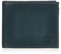 Timberland Men's Leather Wallet with Attached Flip Pocket, Navy (Blix), One Size