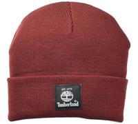 Timberland Men's Short Watch Cap with Woven Label, Syrah, 1 Size