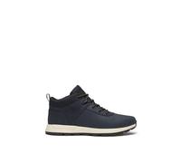 Timberland Hombre Zapatillas De Cuero con Cordones Sprint Basic Mid, Black, 44 EU