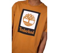 Camiseta timberland stack logo colored short sleeve tee wheat L
