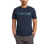 Timberland Wordmark Logo Short Sleeve Tee Dark Blue Talla: M | Camisetas con Decoración Impresa Outlet | Hombre | Azul