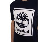 Timberland SS Stack Logo tee Color DK SPPHREWHITE Talla M para Hombre