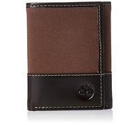 Timberland mensD28221Cartera de Lona y Piel con Tres Pliegues, Dark Earth (Marrón) - Null.List